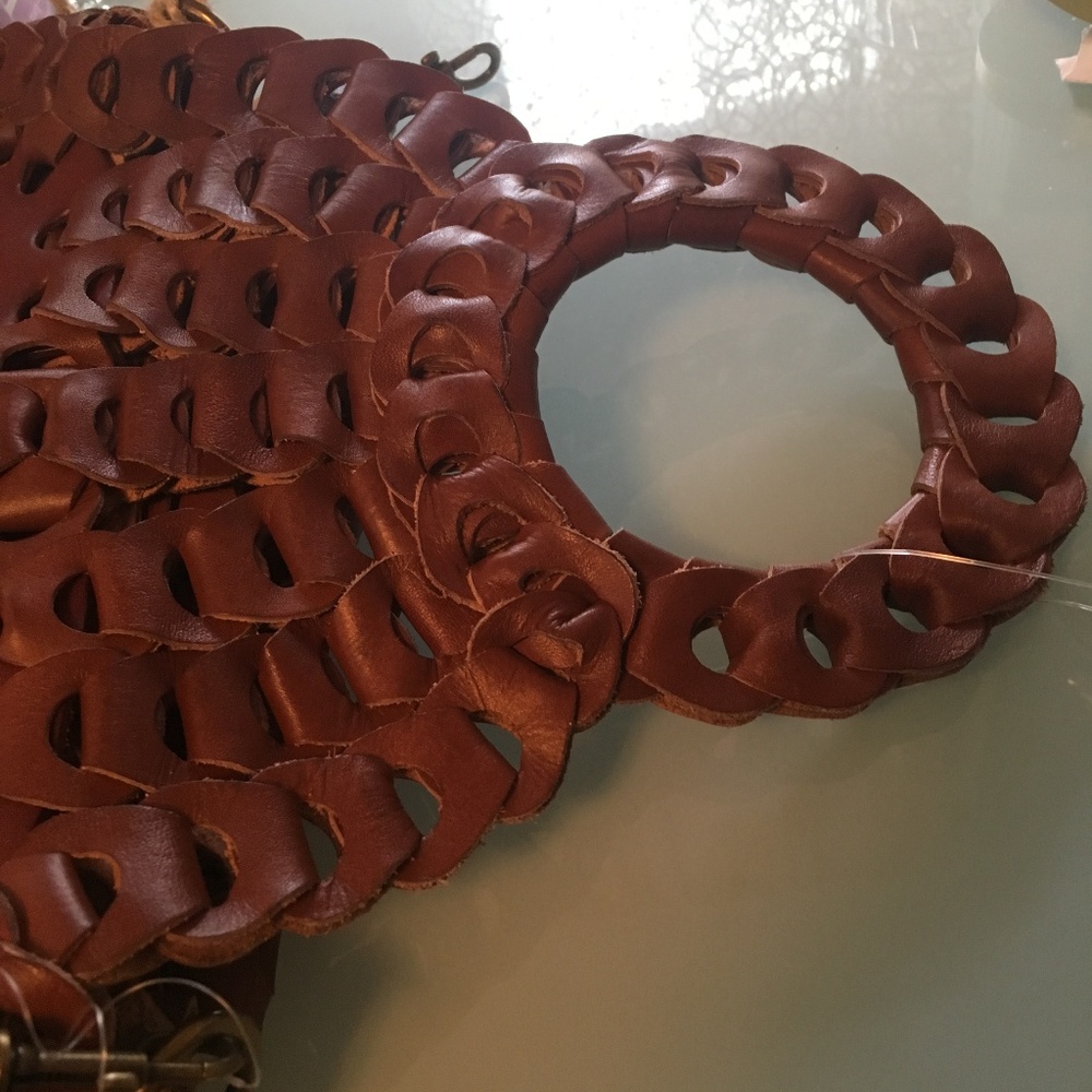 SOLD Patricia Nash Designs Ticci Tan Leather BAG - Picture 8 of 8